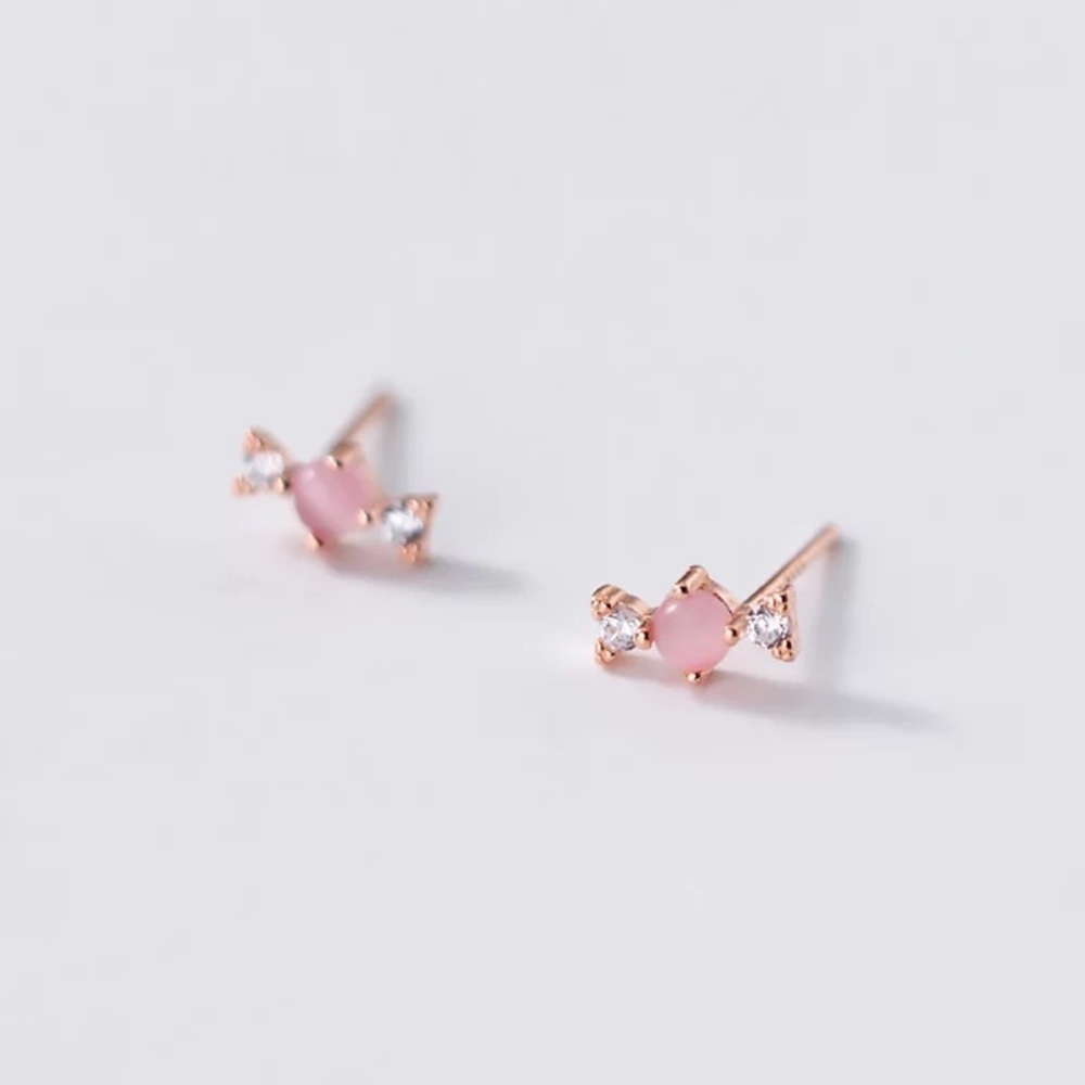 Rose Gold Candy Stud Earrings